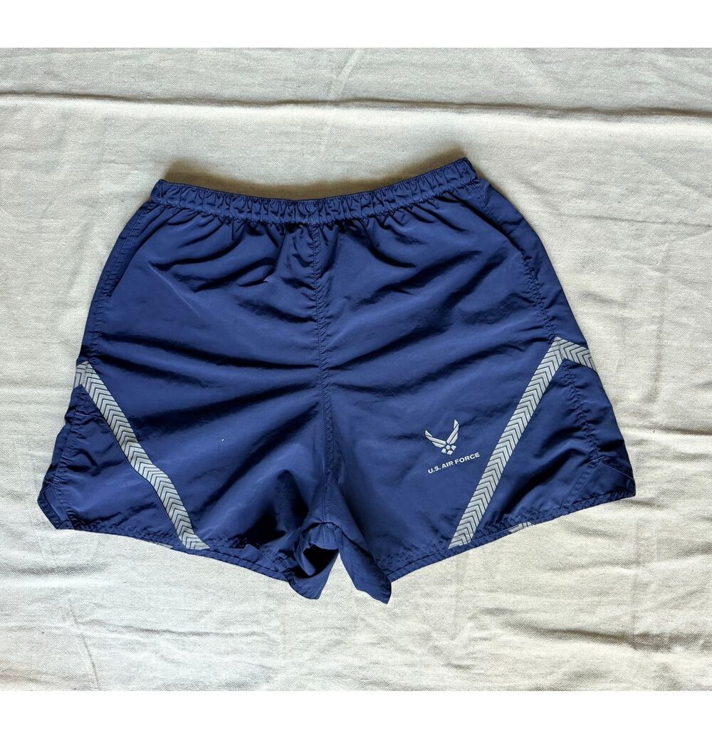 VTG US Airforce Trunks Training Shorts Mens Size L Physical Training Uniform 3M